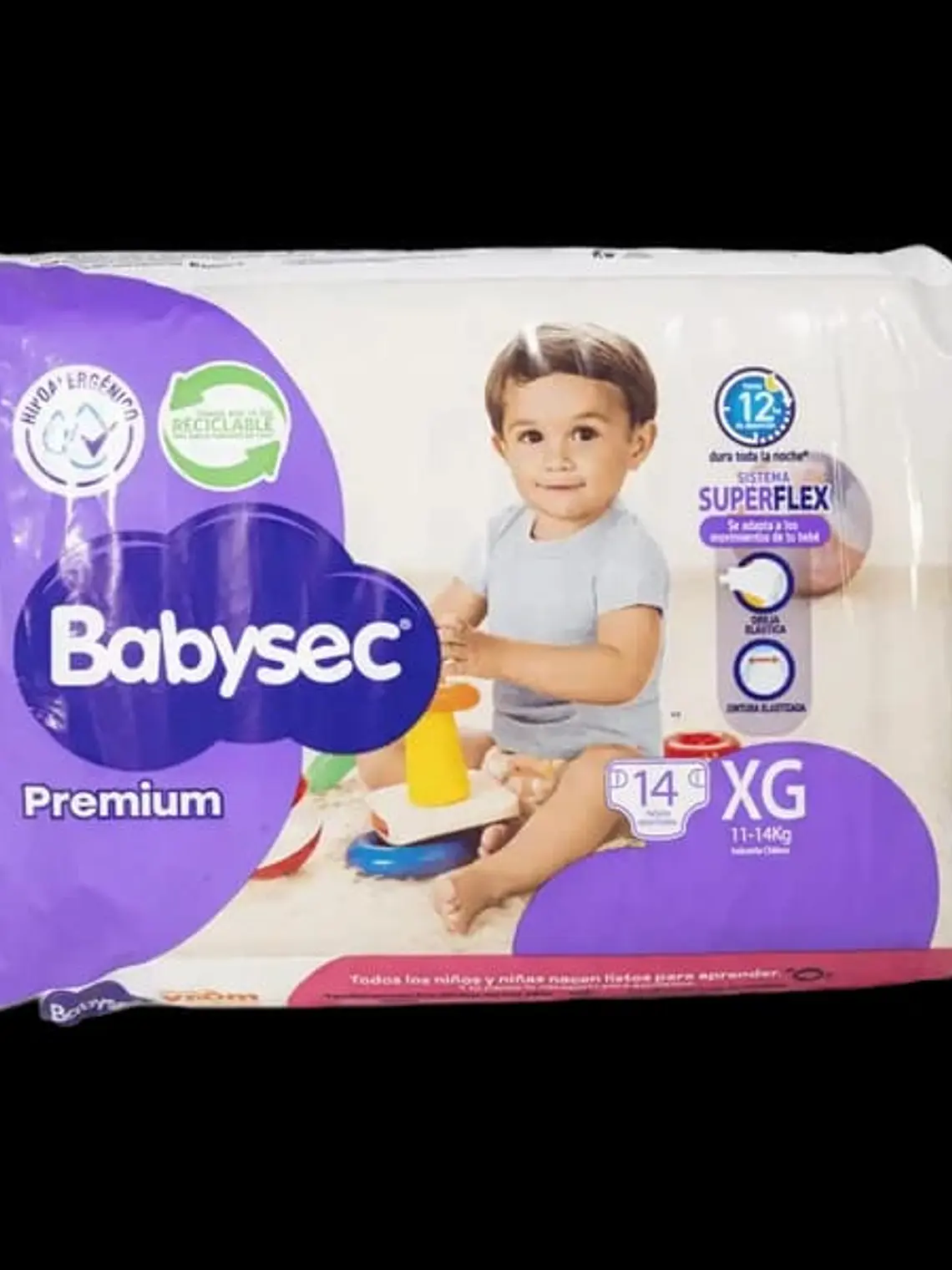 PAÑALES DESECHABLES BABYSEC 14PCS XG 1