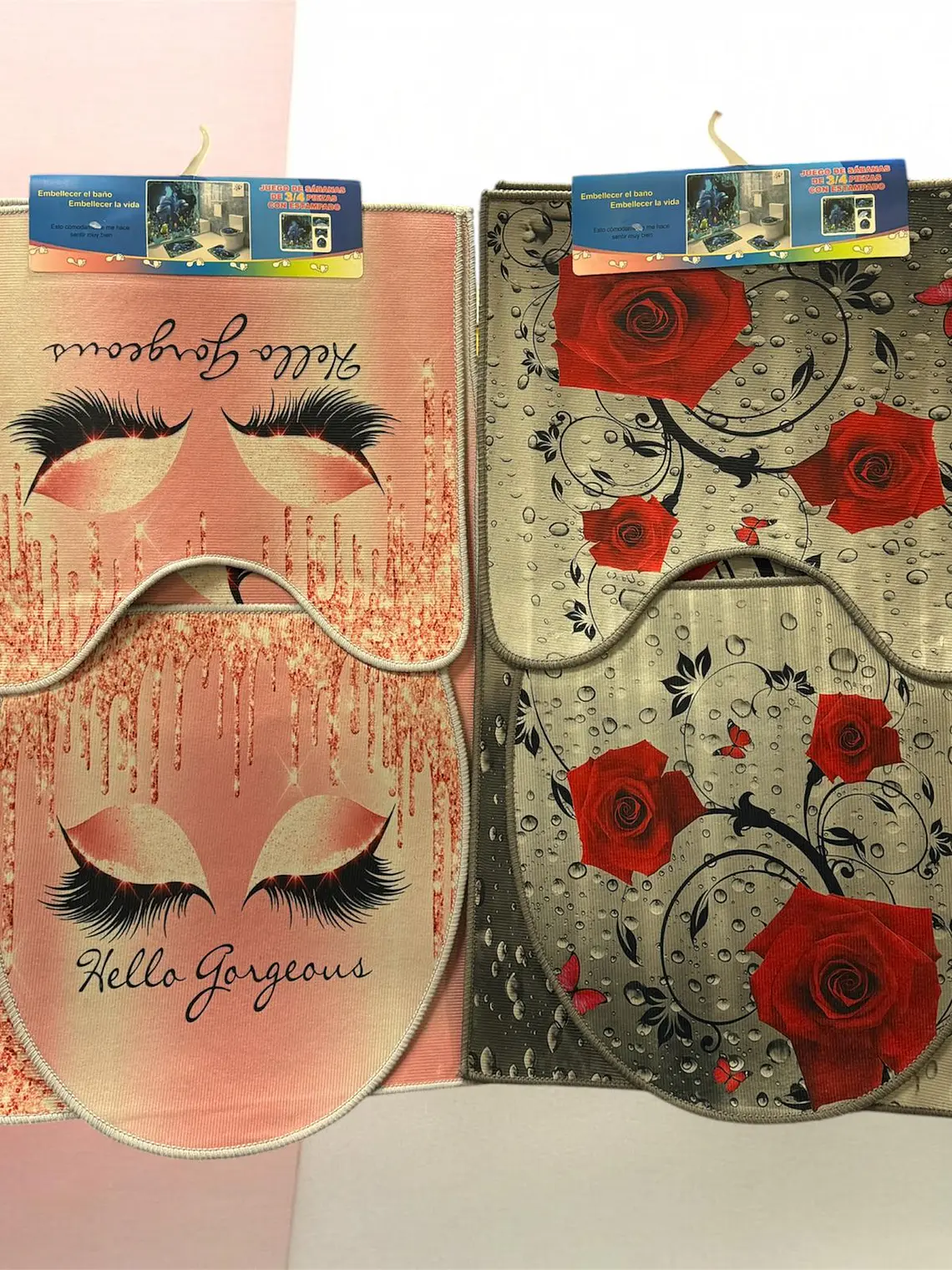 SET BAÑO DISEÑOS 3PCS  3
