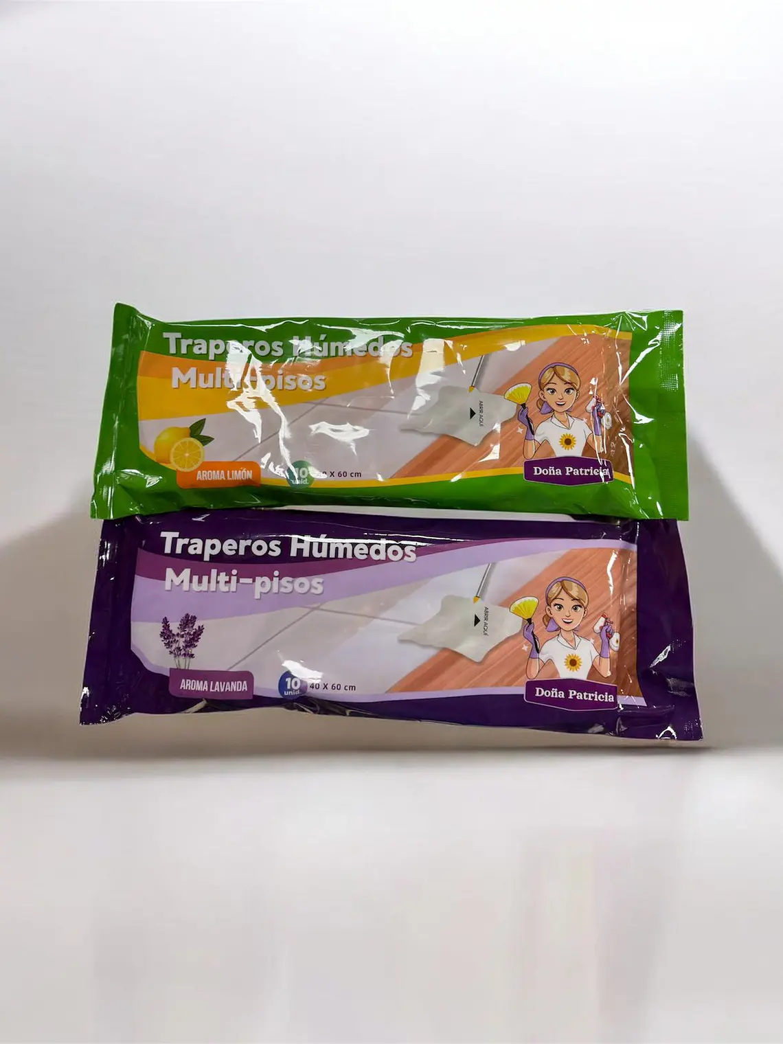 TRAPEROS HUMEDOS LAVANDA/LIMON X 12 PCS  1