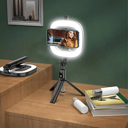 Baston Selfie con aro de luz Hoco LV03 + - Image 4