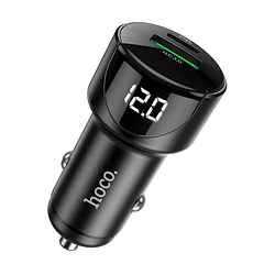 Cargador de Auto Dual LED 20W Hoco Z42 - Image 3