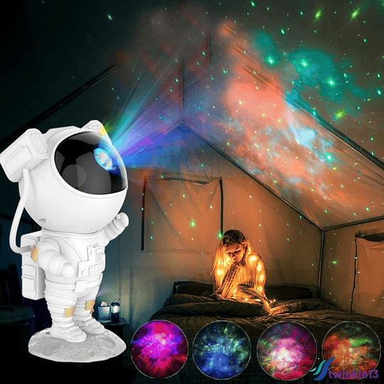 Lampara Proyector Astronauta De Galaxia Luz Led RGB - Image 3