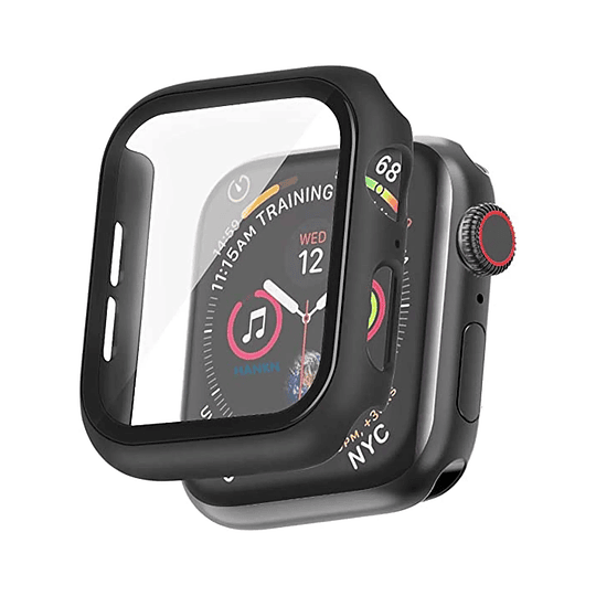 Correa con carcasa para Apple Watch 49mm Silicona corrugada - Image 3