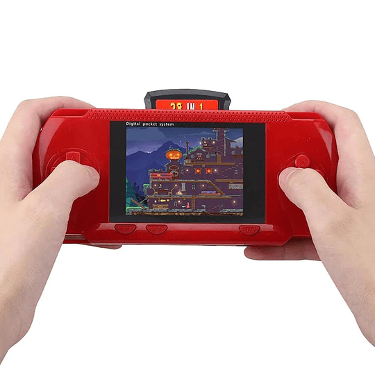  Consola portatil Ultra C0112 160 Juegos Recargable Rojo - Image 2