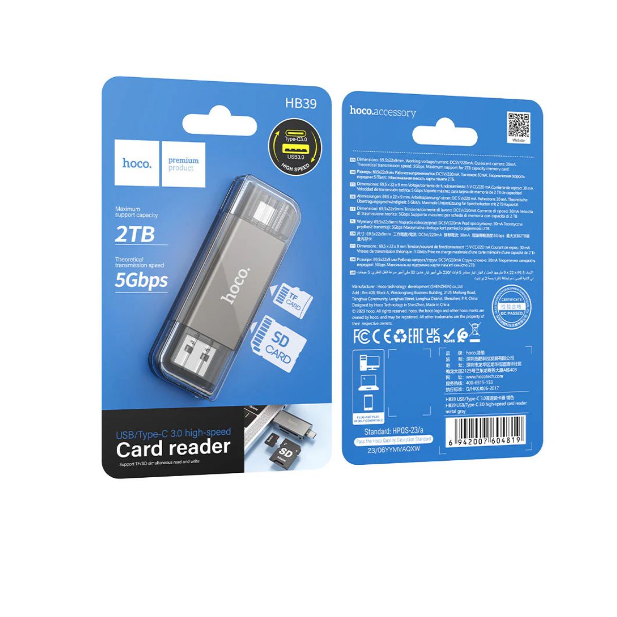 Lector de Tarjeta SD y Micro SD