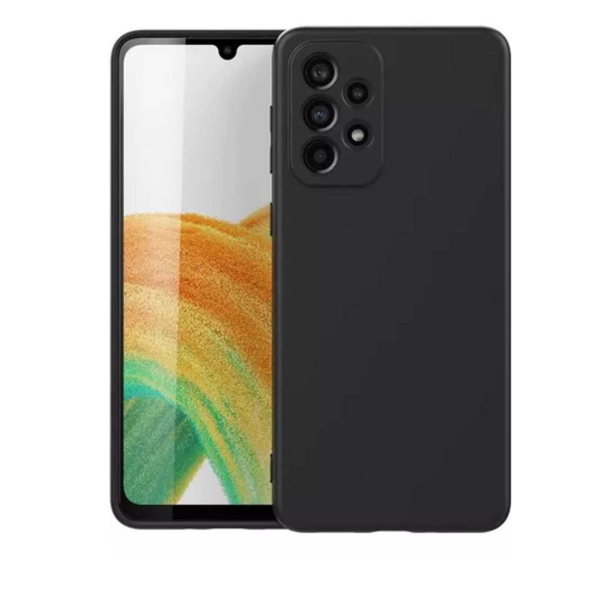 Carcasa De Silicona Para Samsung A33 5G + Lámina