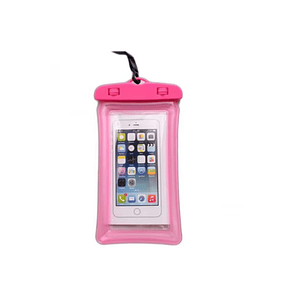 Funda Protector Universal Impermeable Sumergible Para Celular - fucsia