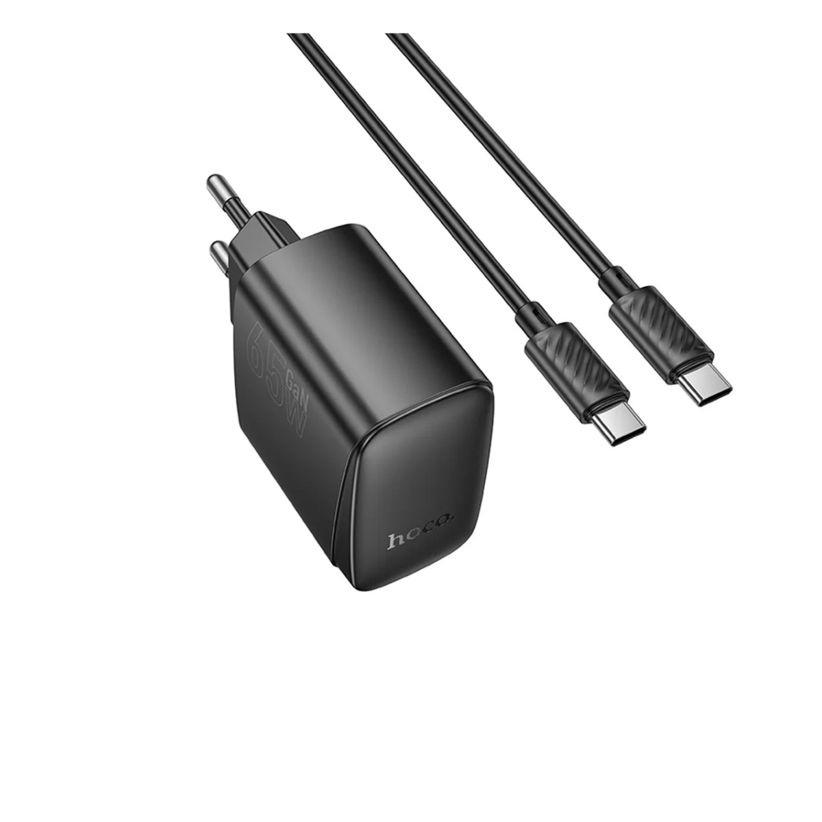PHILCO CARGADOR GAN SUPER RAPIDO 65W 3.0 + CABLE USB-C/USB-C SMARTPHONE/NOTEBOOK