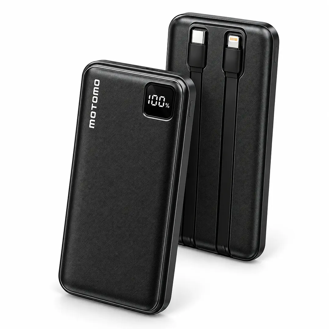 Power Bank Motomo Carga Rápida 22.5W con Cable  MO-PB10C 10000 mAh  1