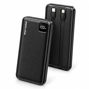 Power Bank Motomo Carga Rápida 22.5W con Cable  MO-PB10C 10000 mAh 