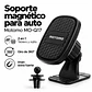 Soporte Magnético para Celular Auto Motomo MO-Q17 2 en 1 Giro 360° Negro - Miniatura 2
