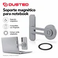 Soporte Magnetico para Celular para Notebook Compatible con MagSafe con Anillo Adaptador Dusted  - Miniatura 2