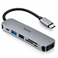 Hub USB-C Hoco HB28 6 en 1 – HDMI 4K, USB 3.0, SD, Micro SD y Carga PD 100W - Miniatura 1