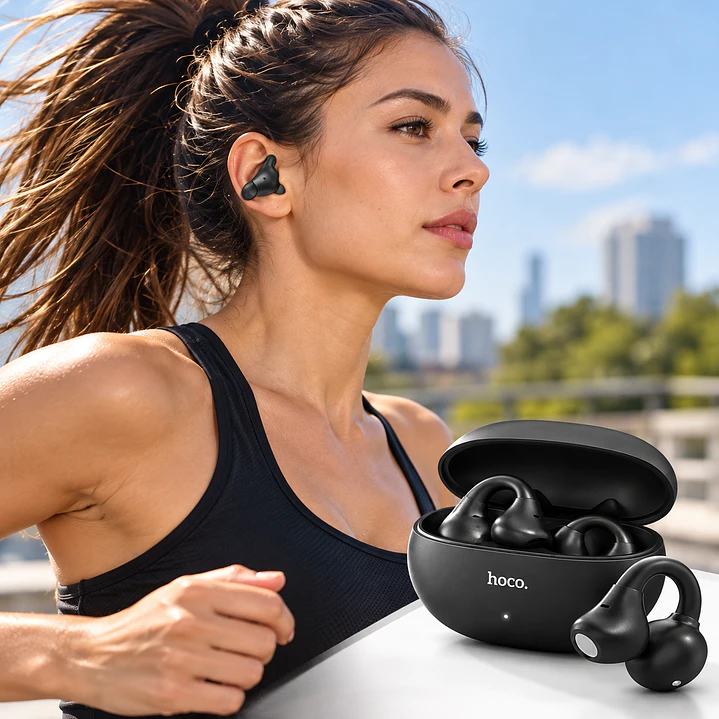 Audifonos Bluetooth Hoco EA8 Open Ear Inalámbricos 6H Negro 3