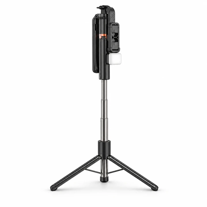 Trípode Selfie Stick Bluetooth JC-22S 185 cm con Luz y Control Remoto 1