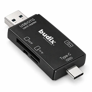 Lector de Tarjetas SD y Micro SD Budix 6 en 1