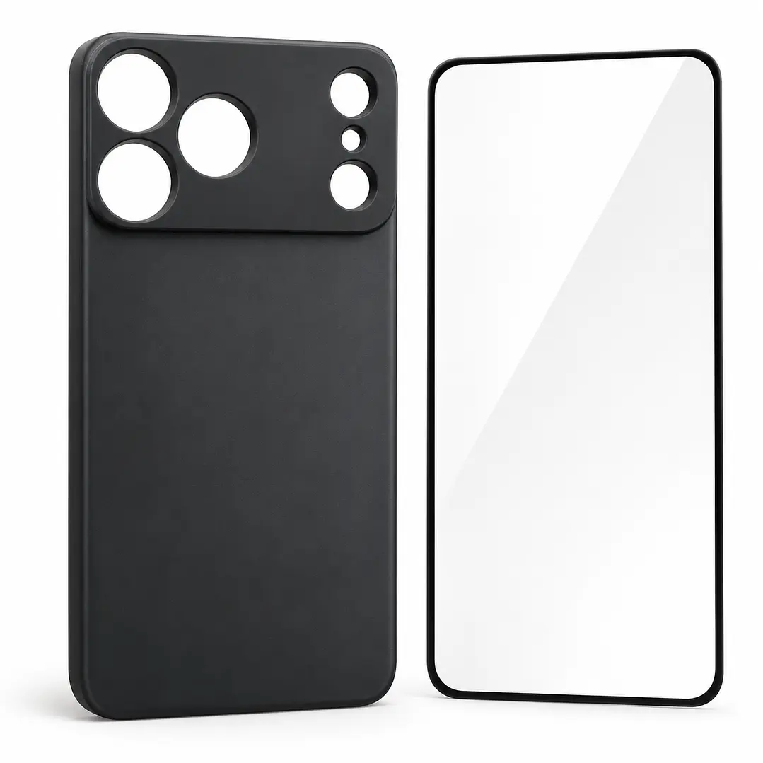 Carcasa Para iPhone 17 Pro Max / 18 Pro Max+Lamina de vidrio 1