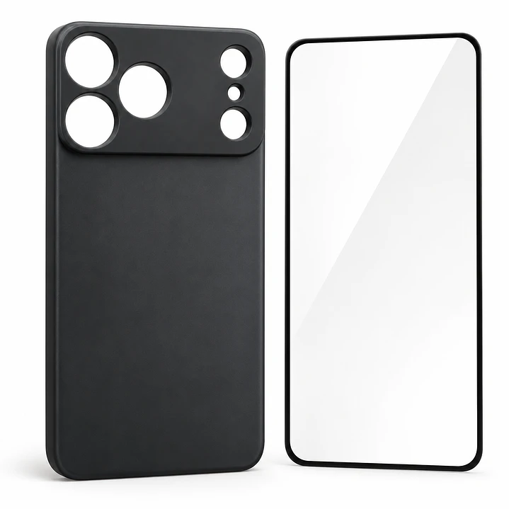 Carcasa Para iPhone 17 Pro Max / 18 Pro Max+Lamina de vidrio 1