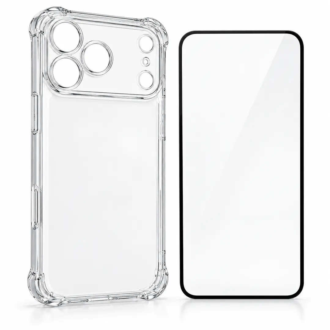 Carcasa Para iPhone 17 Pro Max / 18 Pro Max+Lamina de vidrio 4