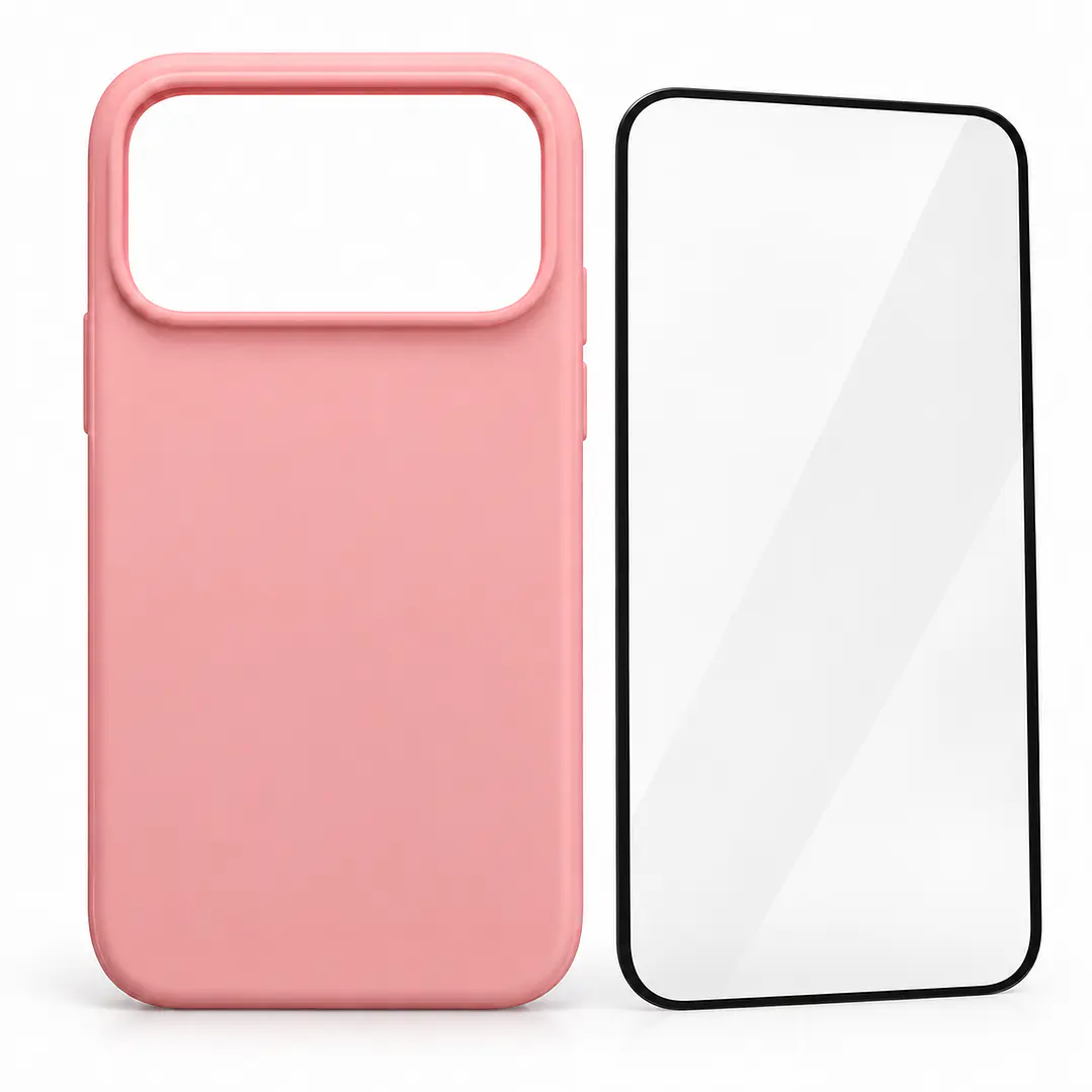 Carcasa Para iPhone 17 Pro Max / 18 Pro Max+Lamina de vidrio 5