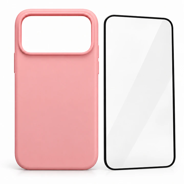 Carcasa Para iPhone 17 Pro Max / 18 Pro Max+Lamina de vidrio 5
