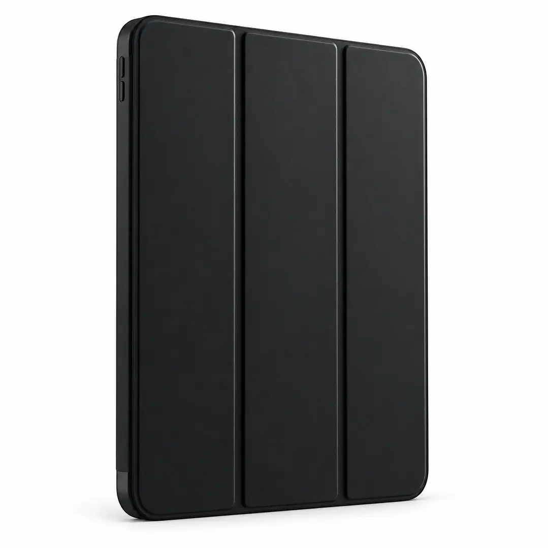 Carcasa para iPad 11 A16 con Tapa Plegable, Soporte y Portalápiz Negra 2