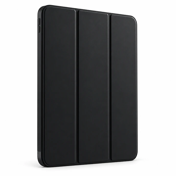 Carcasa para iPad 11 A16 con Tapa Plegable, Soporte y Portalápiz Negra 2