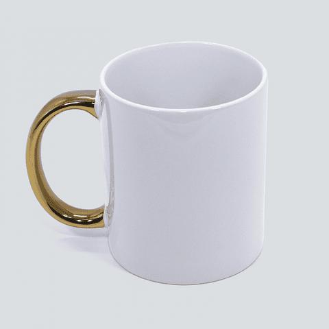 Taza Personalizable 11oz Mango Dorado