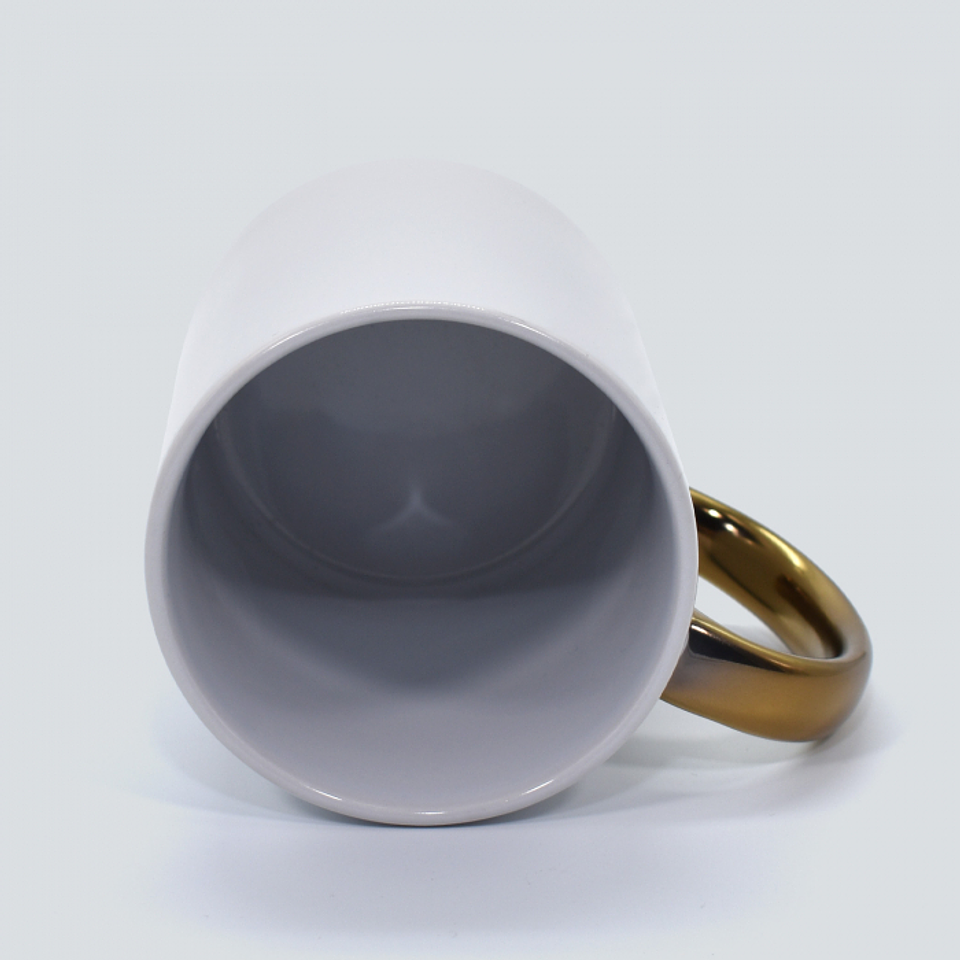 Taza Personalizable 11oz Mango Dorado 2