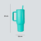 Vaso Térmico Premium Personalizable 1.2L Turquesa - Miniatura 3