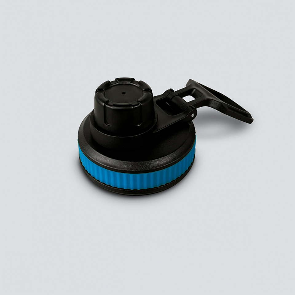 Botella Aluminio Personalizable 800ml Tapa Azul 4