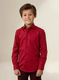 Camisa Formal de Niño Roja Manga Larga (Tallas 6 a 16 - Miniatura 1