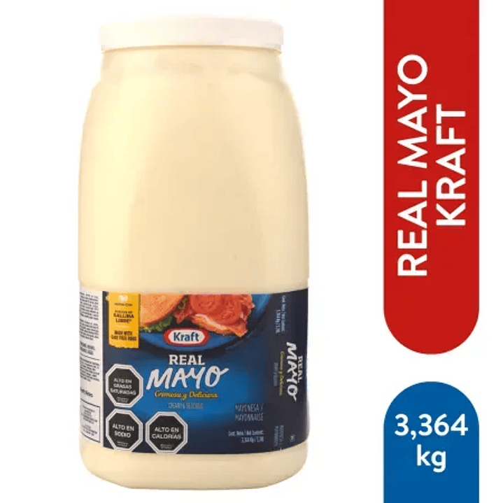 Mayonesa Kraft 3,364kg por 1 unidad 1
