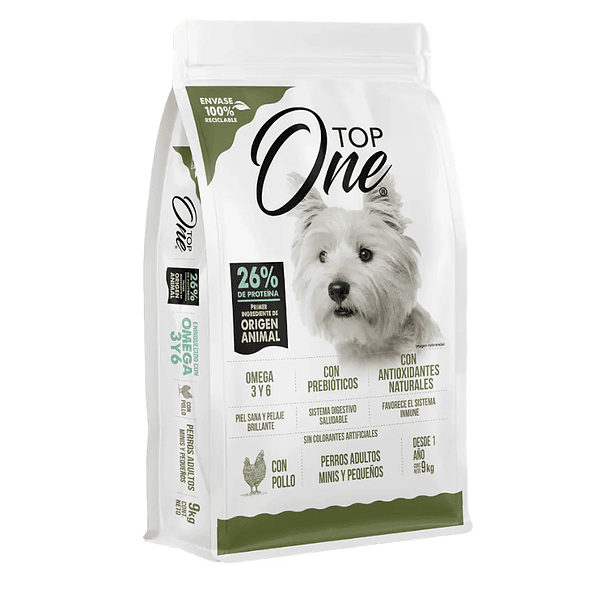 Top One Adulto Razas Pequeñas 9 KG