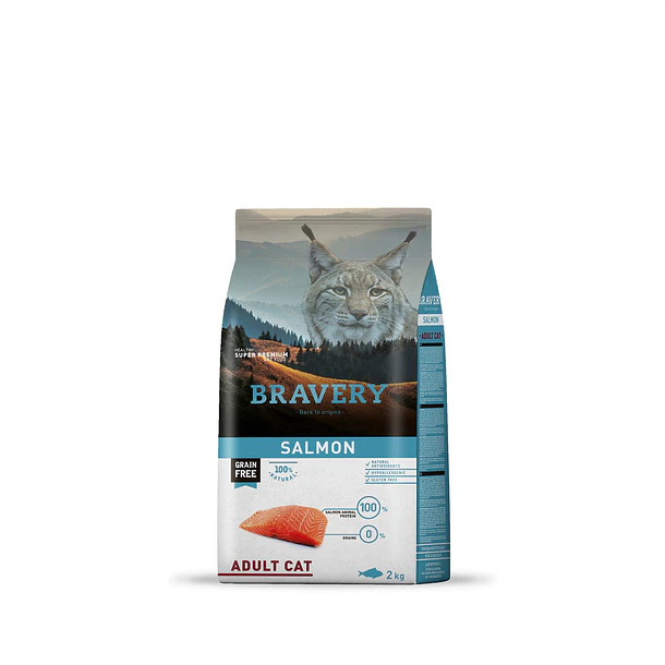 BRAVERY SALMON ADULT CAT STERILIZED 2 KG