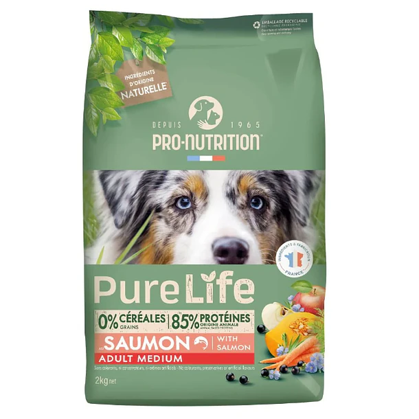 Pure Life Adult Medium with Salmon 2 KG