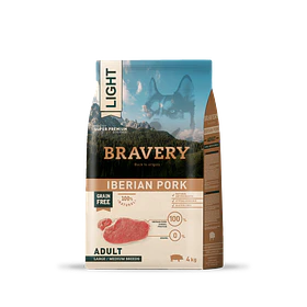 BRAVERY LIGHT IBERIAN PORK ADULT LARGE/MEDIUM BREEDS 12 KG