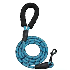  Correa reflectante para perro pequeño, mediano y grande - Azul