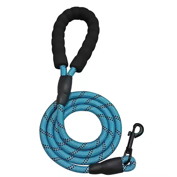  Correa reflectante para perro pequeño, mediano y grande - Azul 1