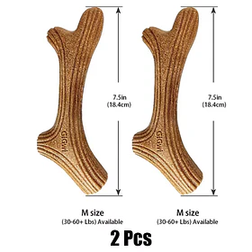 Juguete Masticable de Madera para Perros 18.4 CM - 2 Unidades
