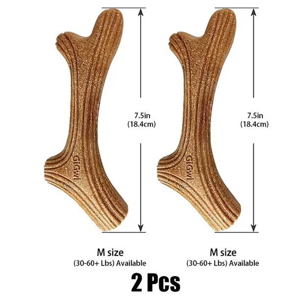 Juguete Masticable de Madera para Perros 18.4 CM - 2 Unidades