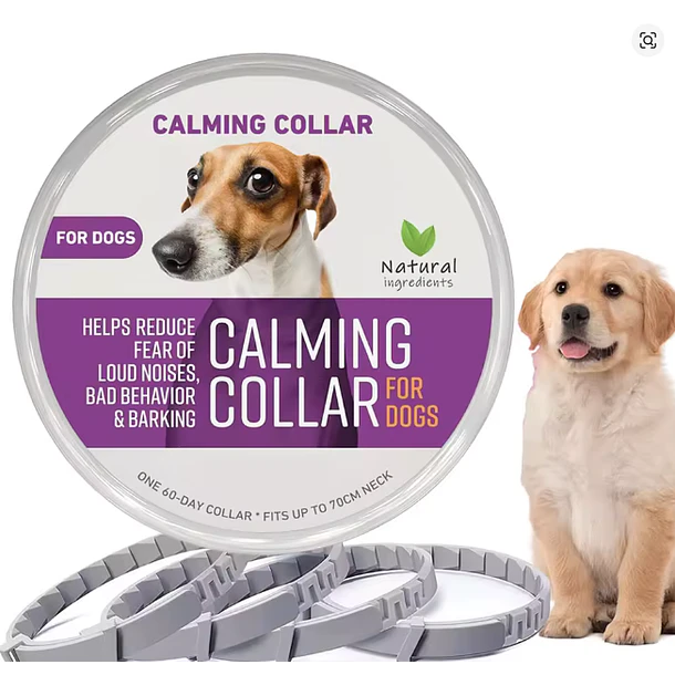 Collar Calmante de feromonas naturales para Perros  1