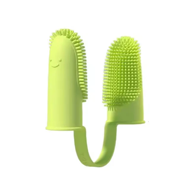 Cepillo de dientes de gel para perros y gatos (doble)
