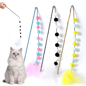 Varitas con pompón para Gatos 30CM