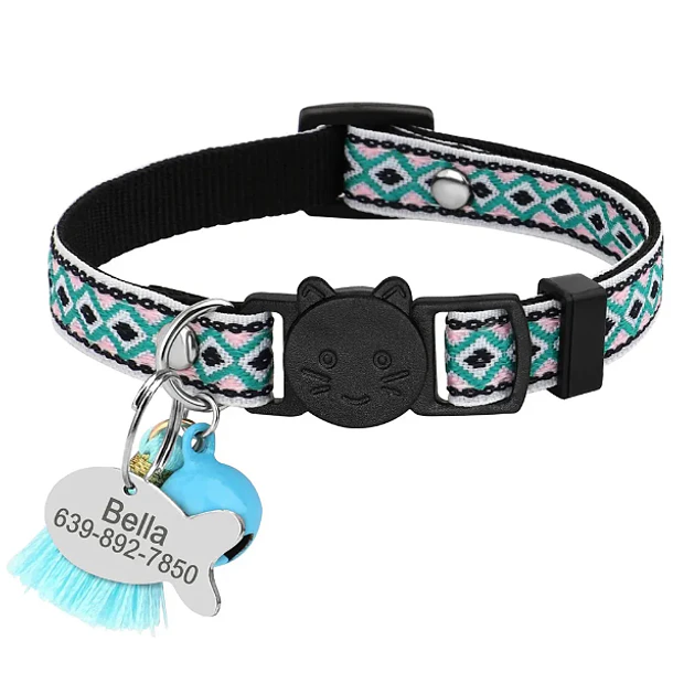 Collar Personalizado Gato 18-28cm 1