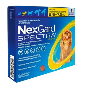 Nexgard Spectra 3.6 - 7.5 Kg - 1 Comprimido