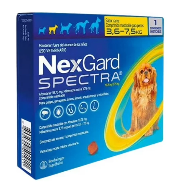 Nexgard Spectra 3.6 - 7.5 Kg - 1 Comprimido 1