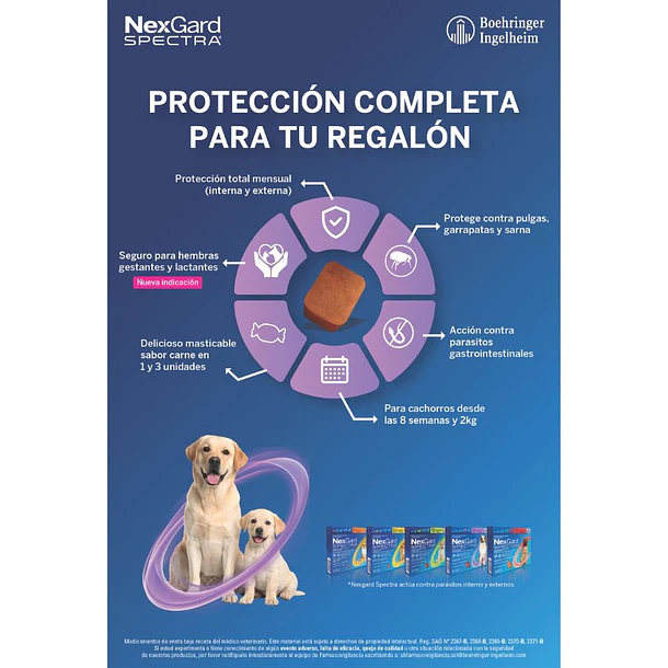 Nexgard Spectra 3.6 - 7.5 Kg - 1 Comprimido 3