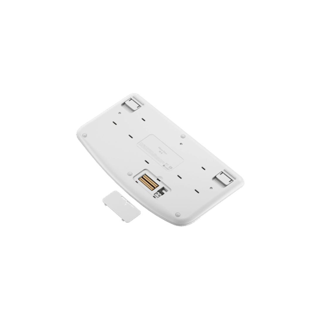 Teclado Inalambrico Ergonomico Logitech Wave Keys Blanco 2