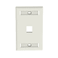 Face Plate Panduit NetKey 1 Puerto Color Blanco - Miniatura 1